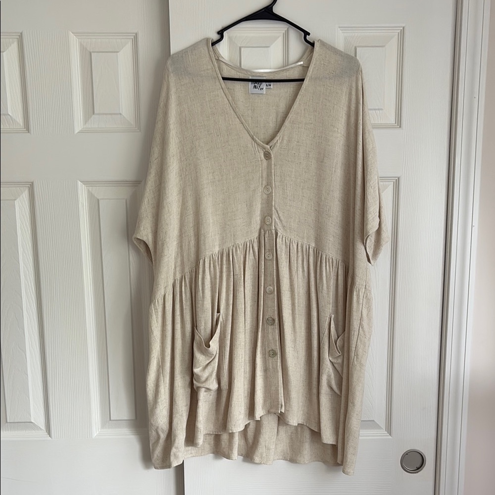 Princess Polly Oversized Button-Down Dress